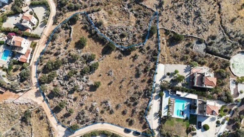 Kokkino Chorio Kreta, Kokkino Chorio: Erstklassiges Grundstück mit Meerblick im Apokoronas zu verkaufen Grundstück kaufen